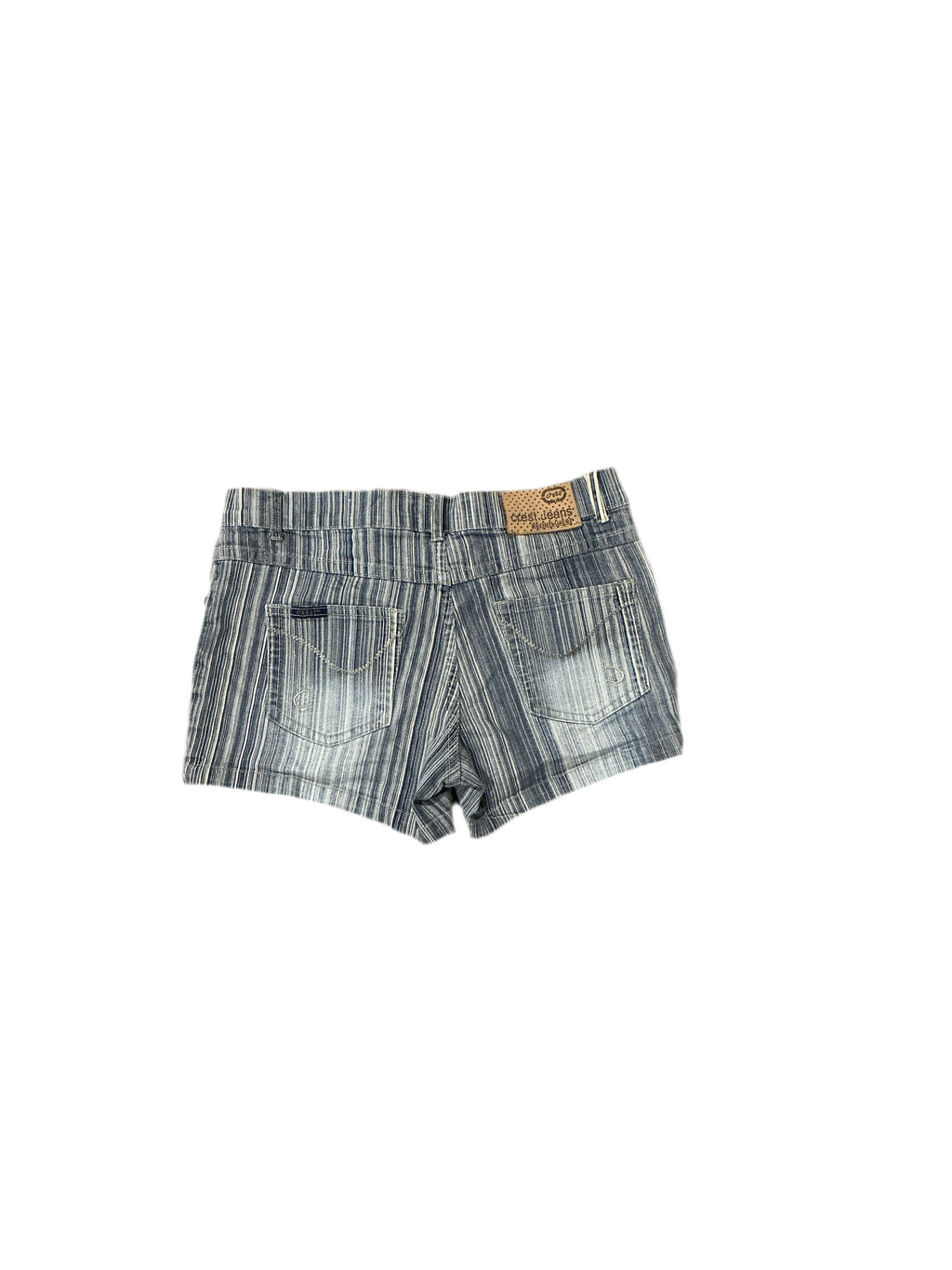 Y2K stripe low rise shorts