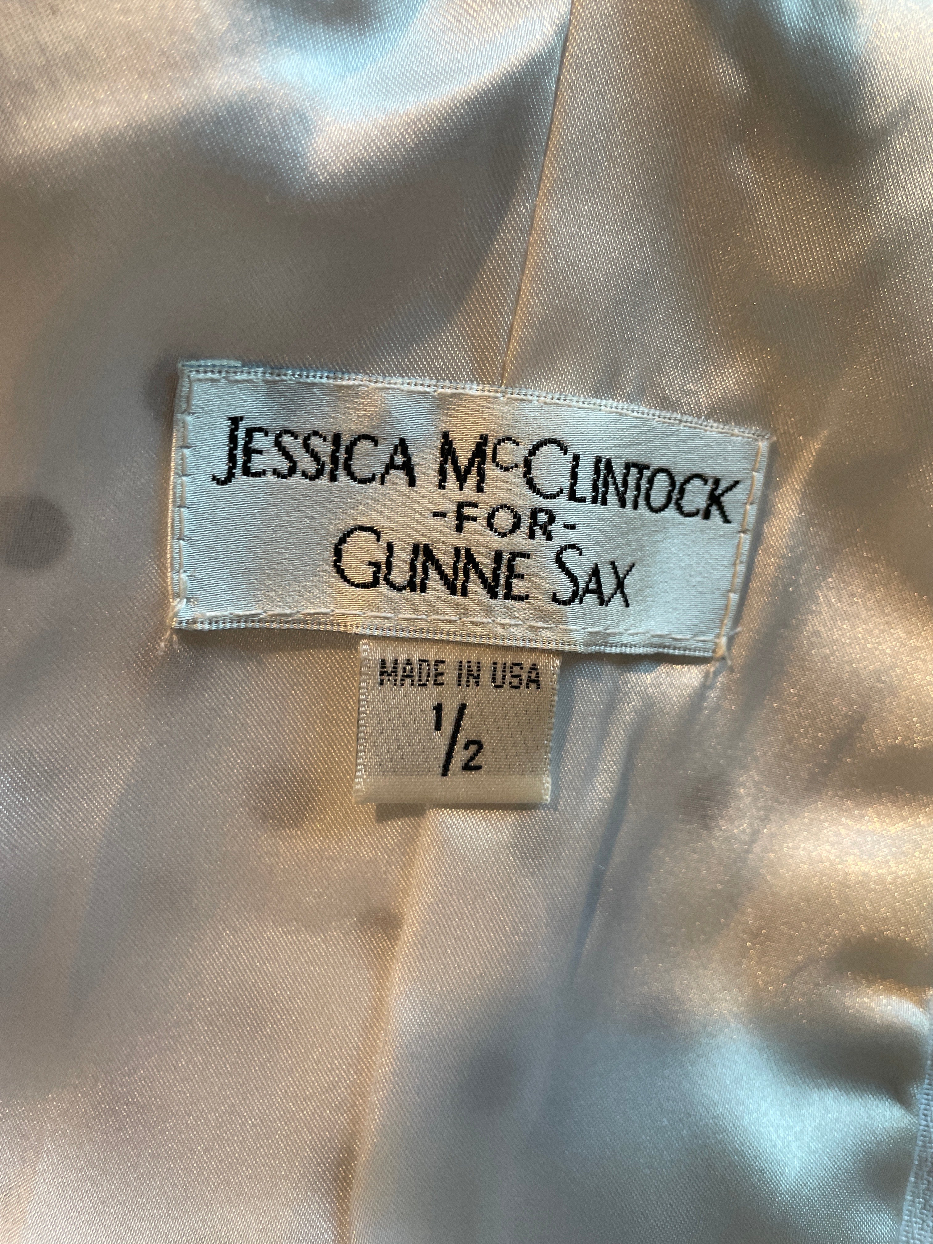 Y2K Polka Dot Gunne Sax bubble dress