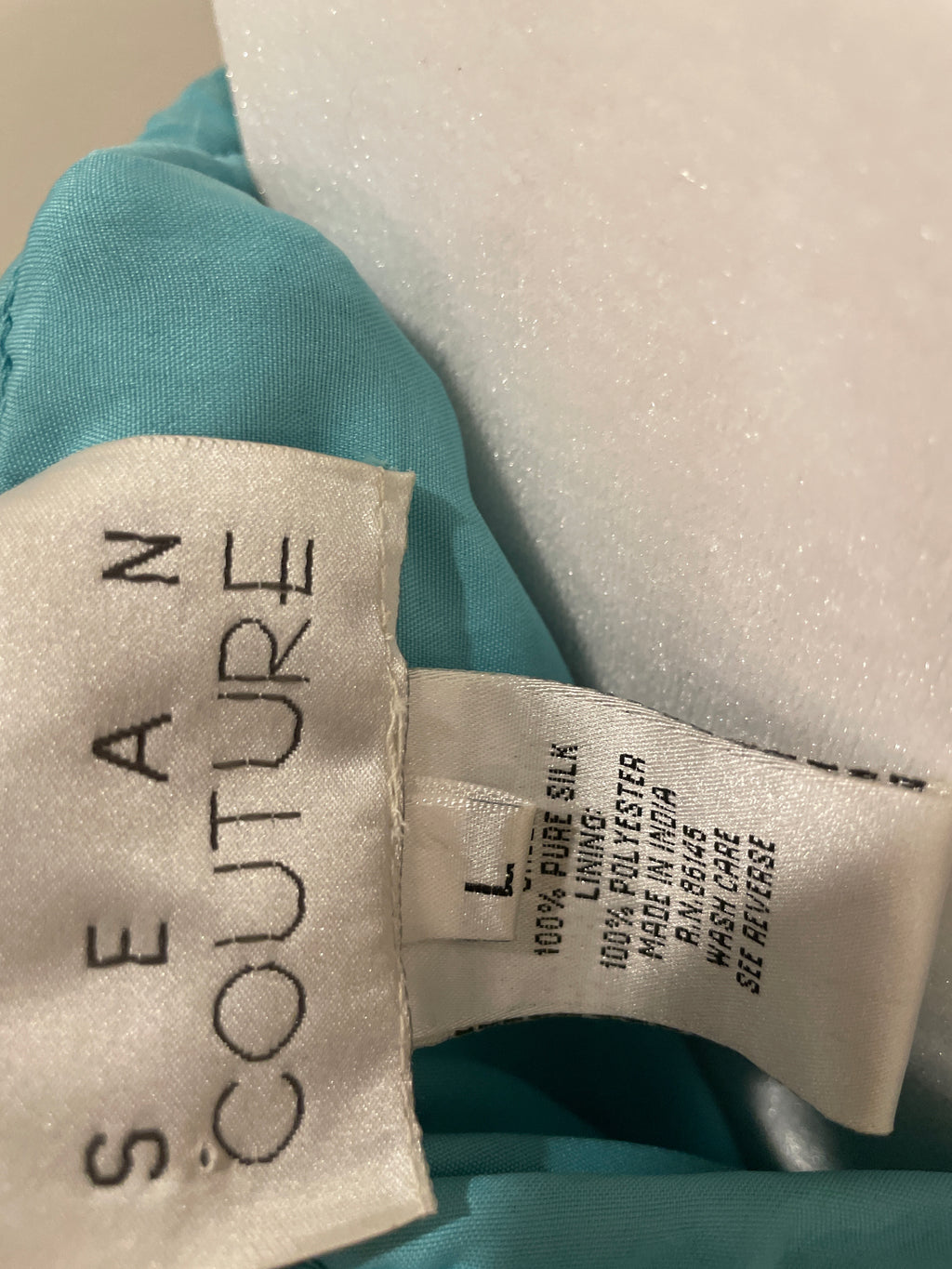 Y2K Sean Couture 100% Silk Dress