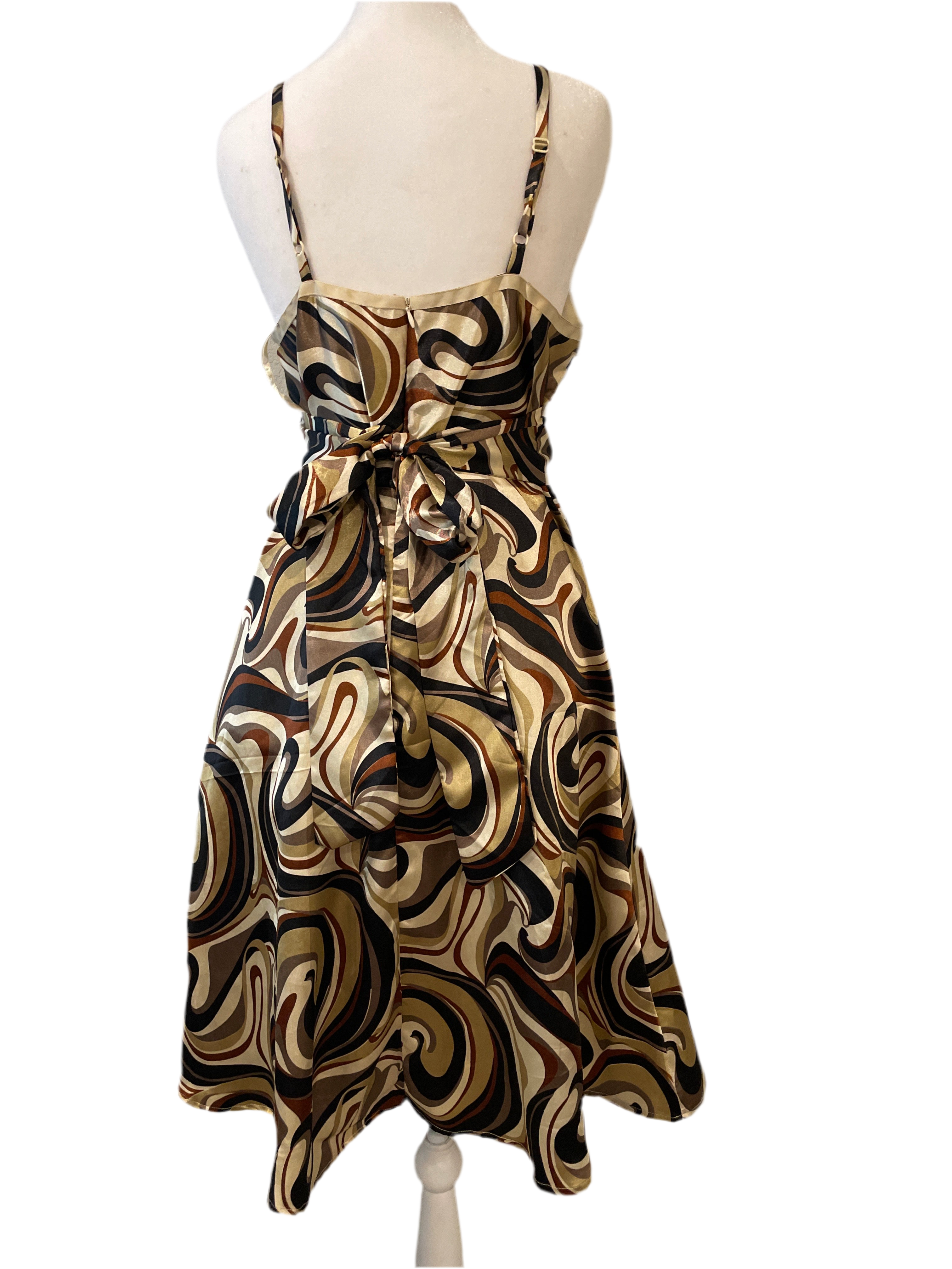 Y2K Swirl Dress