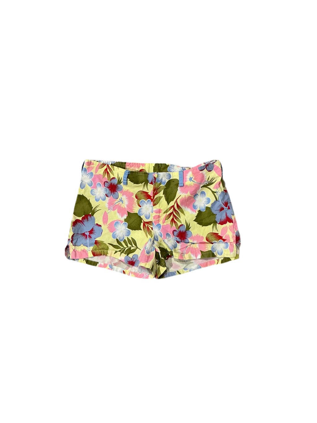 Y2K hibiscus mini shorts