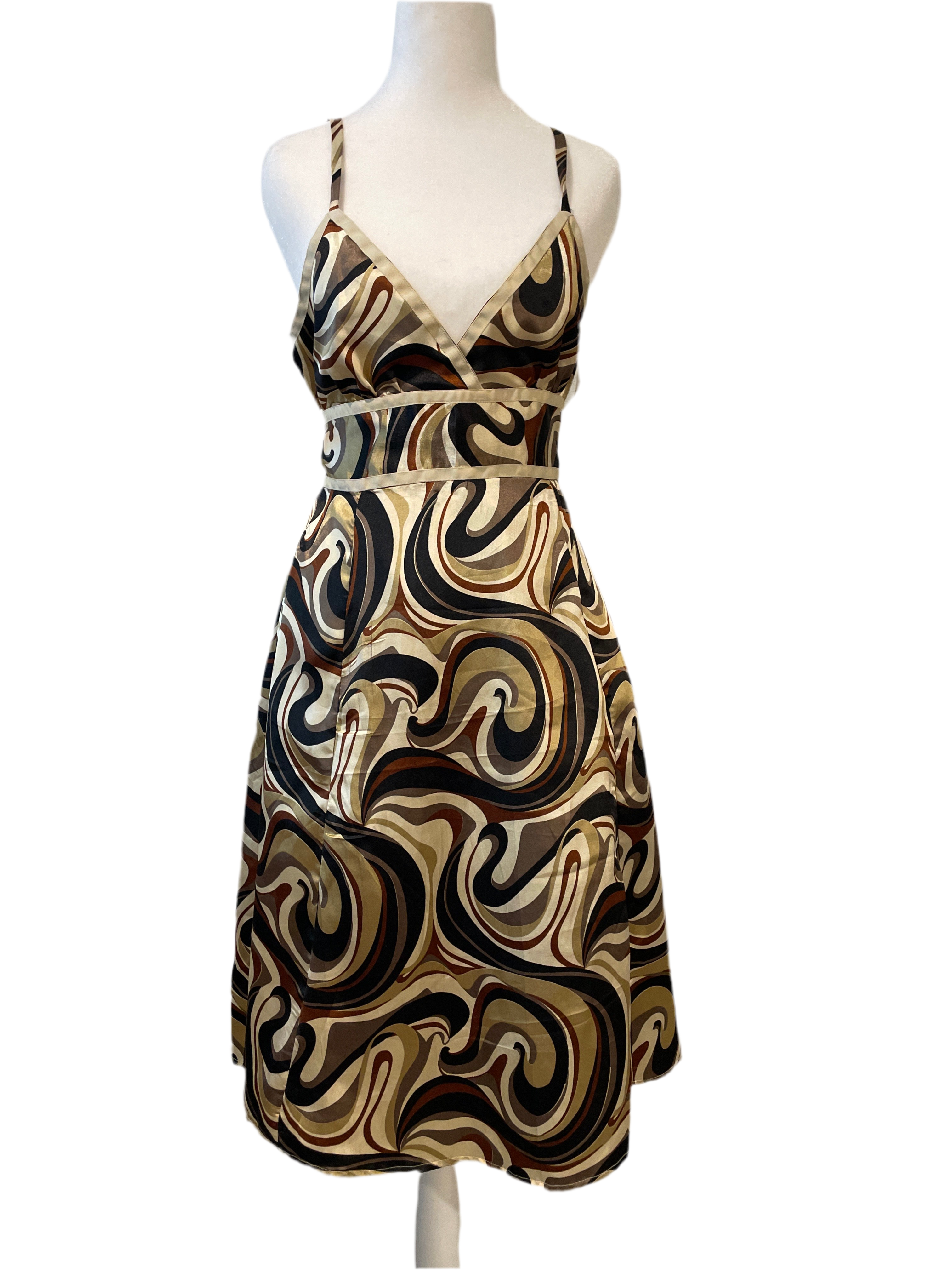 Y2K Swirl Dress
