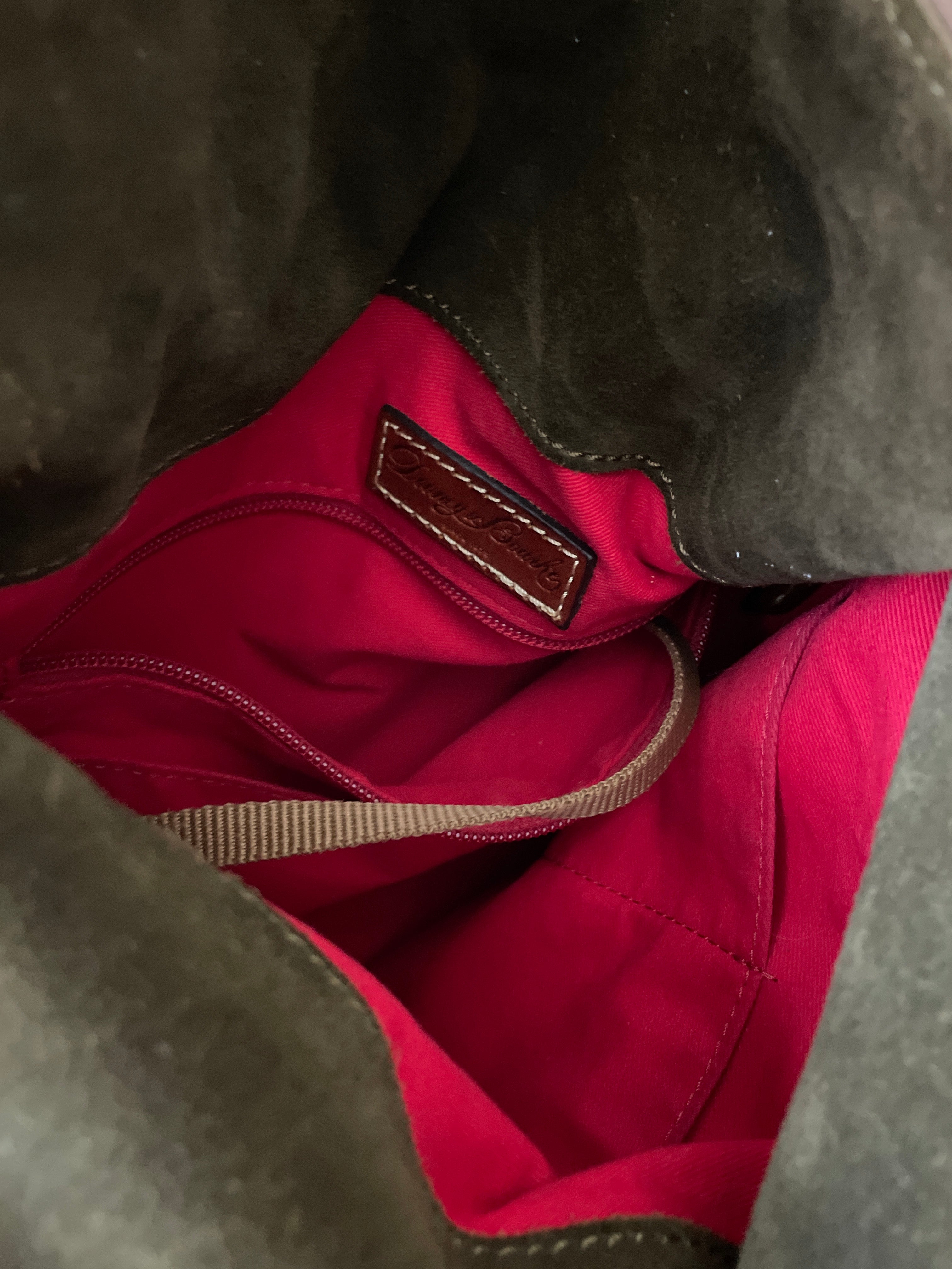 Dooney & Bourke Suede Hobo Bag