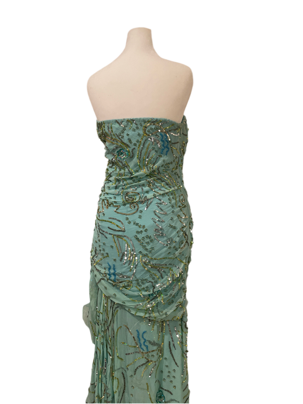 Y2K Sean Couture 100% Silk Dress