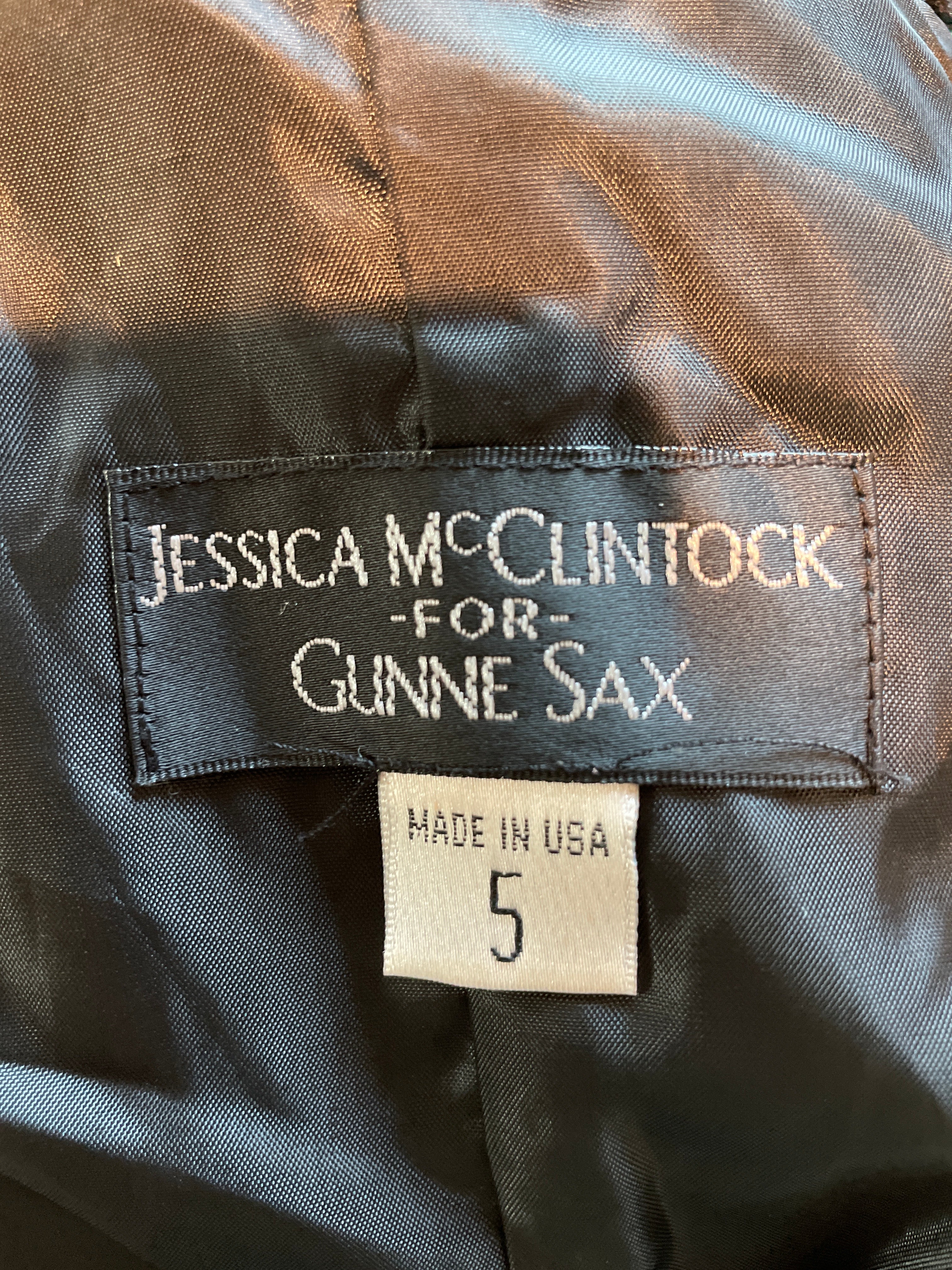 Y2K Jessica McClintock Formal Mini Dress