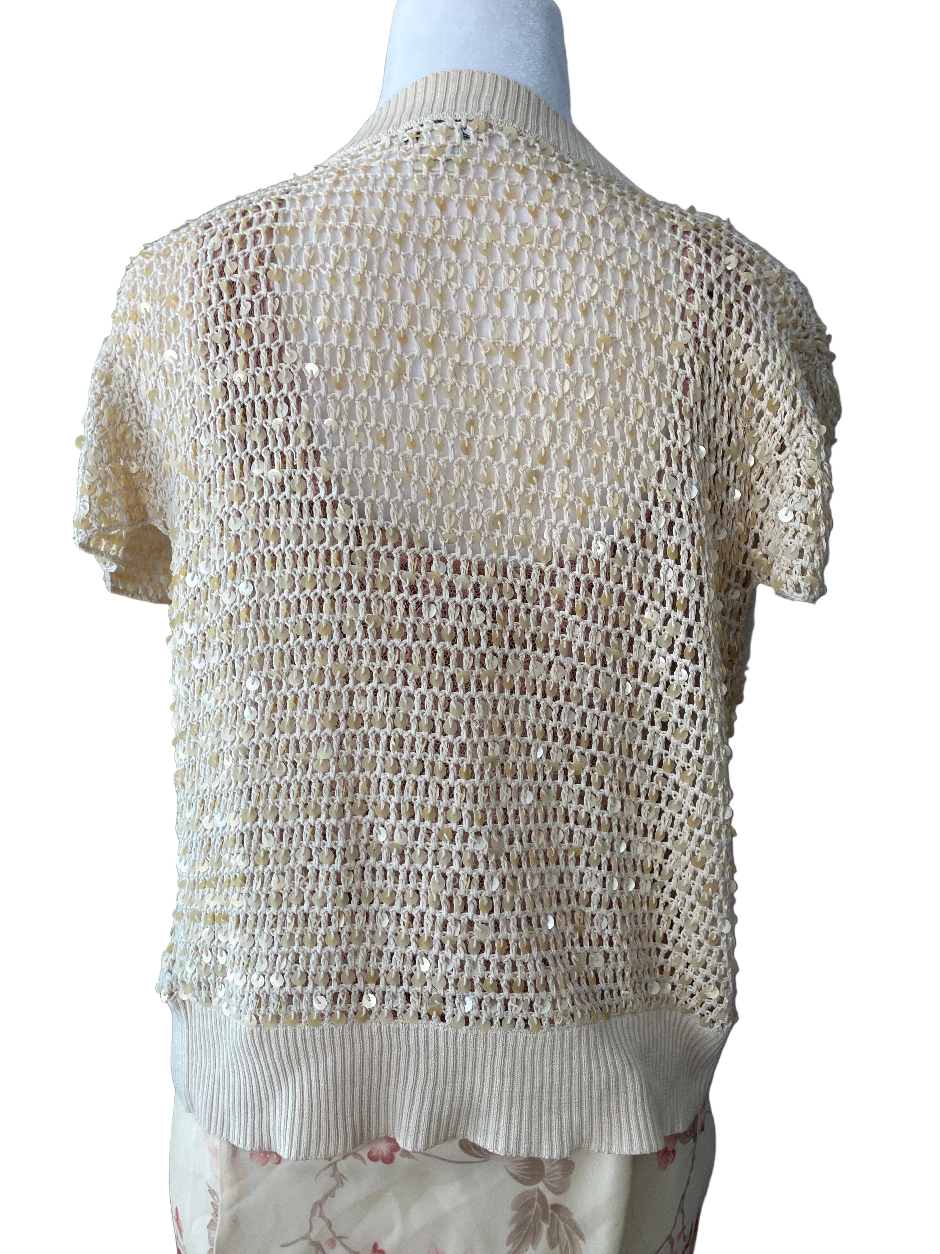 Y2K fairy sequin top