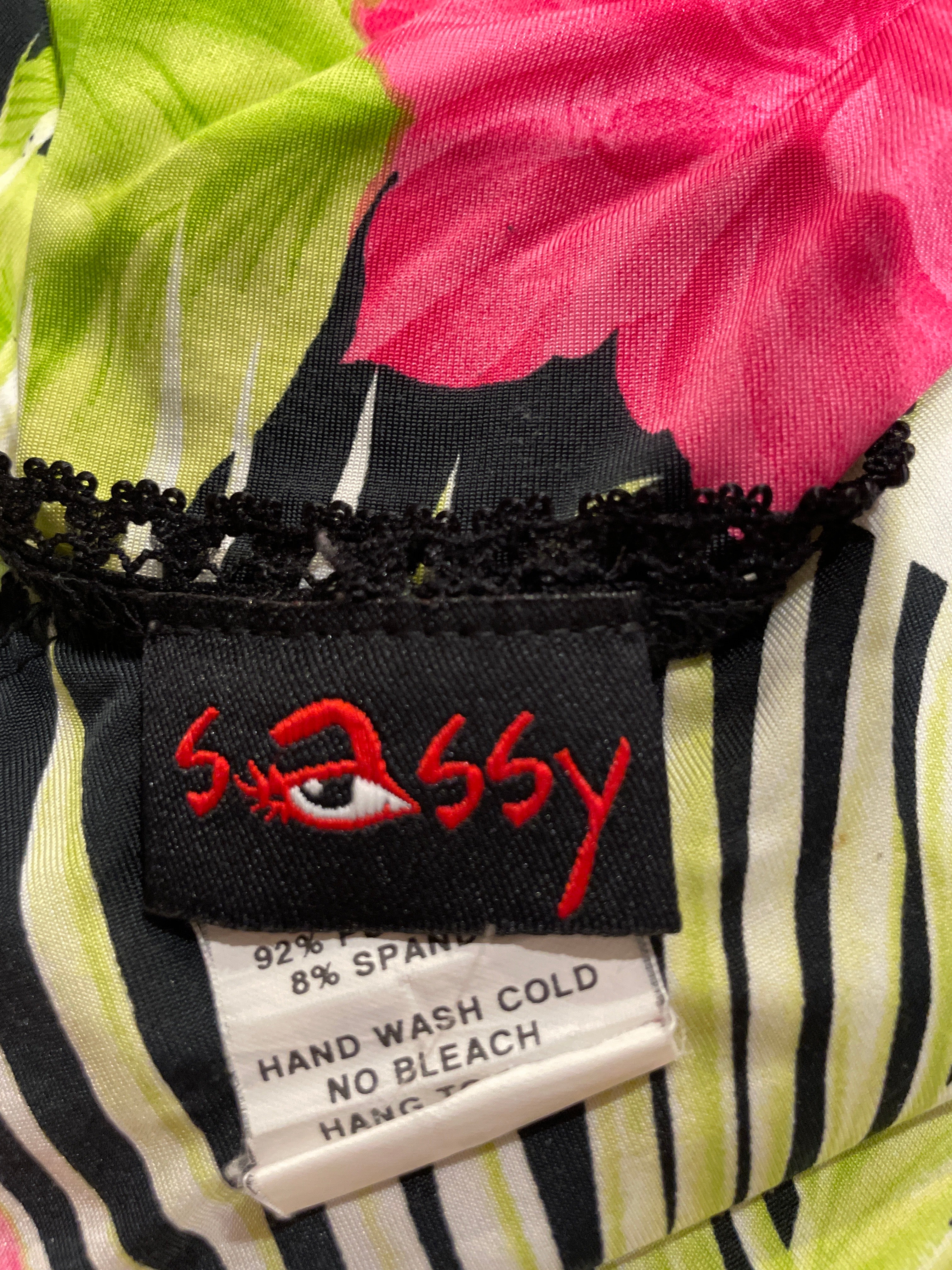 Y2K Hibiscus Midi Skirt