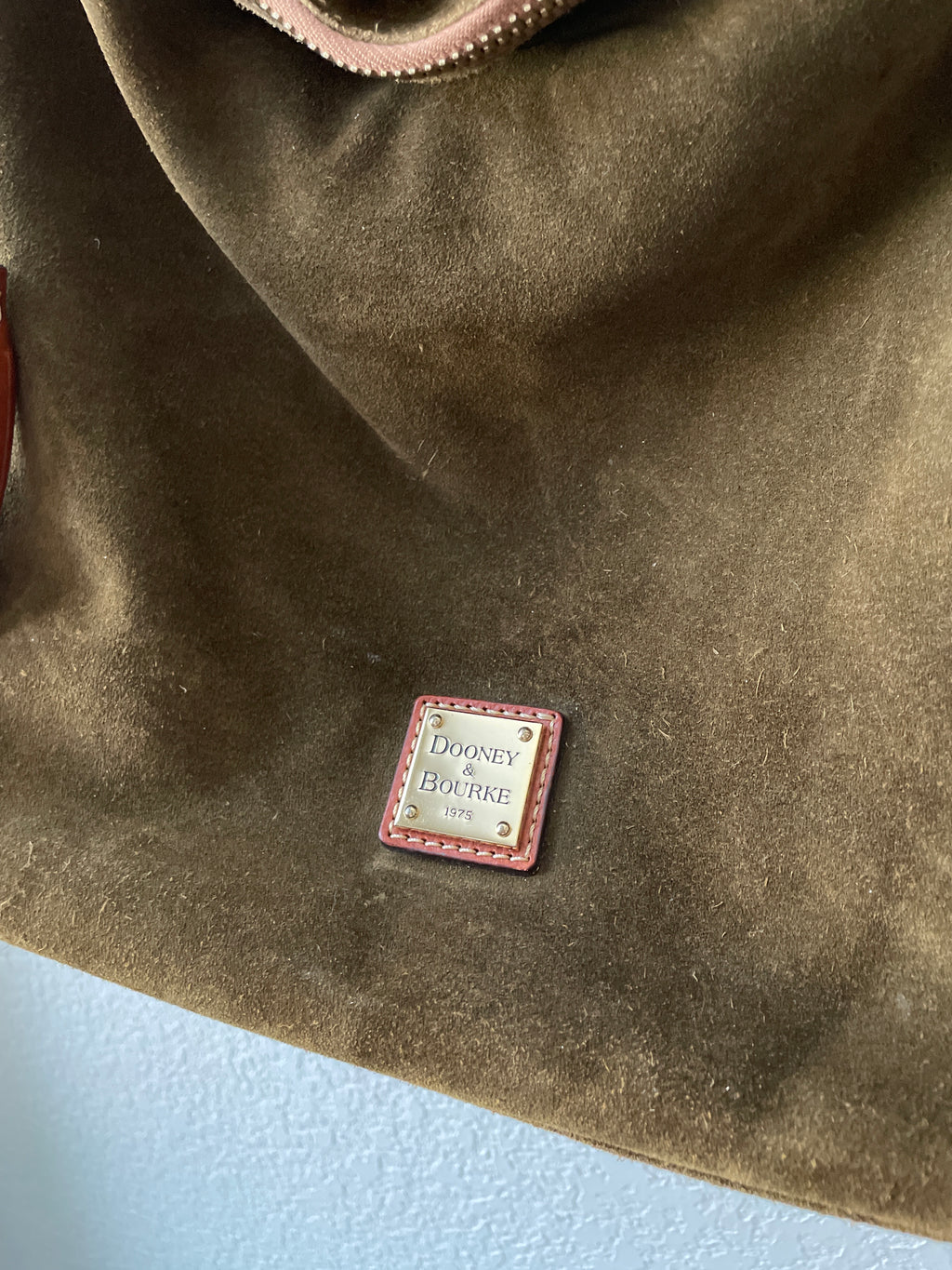 Dooney & Bourke Suede Hobo Bag