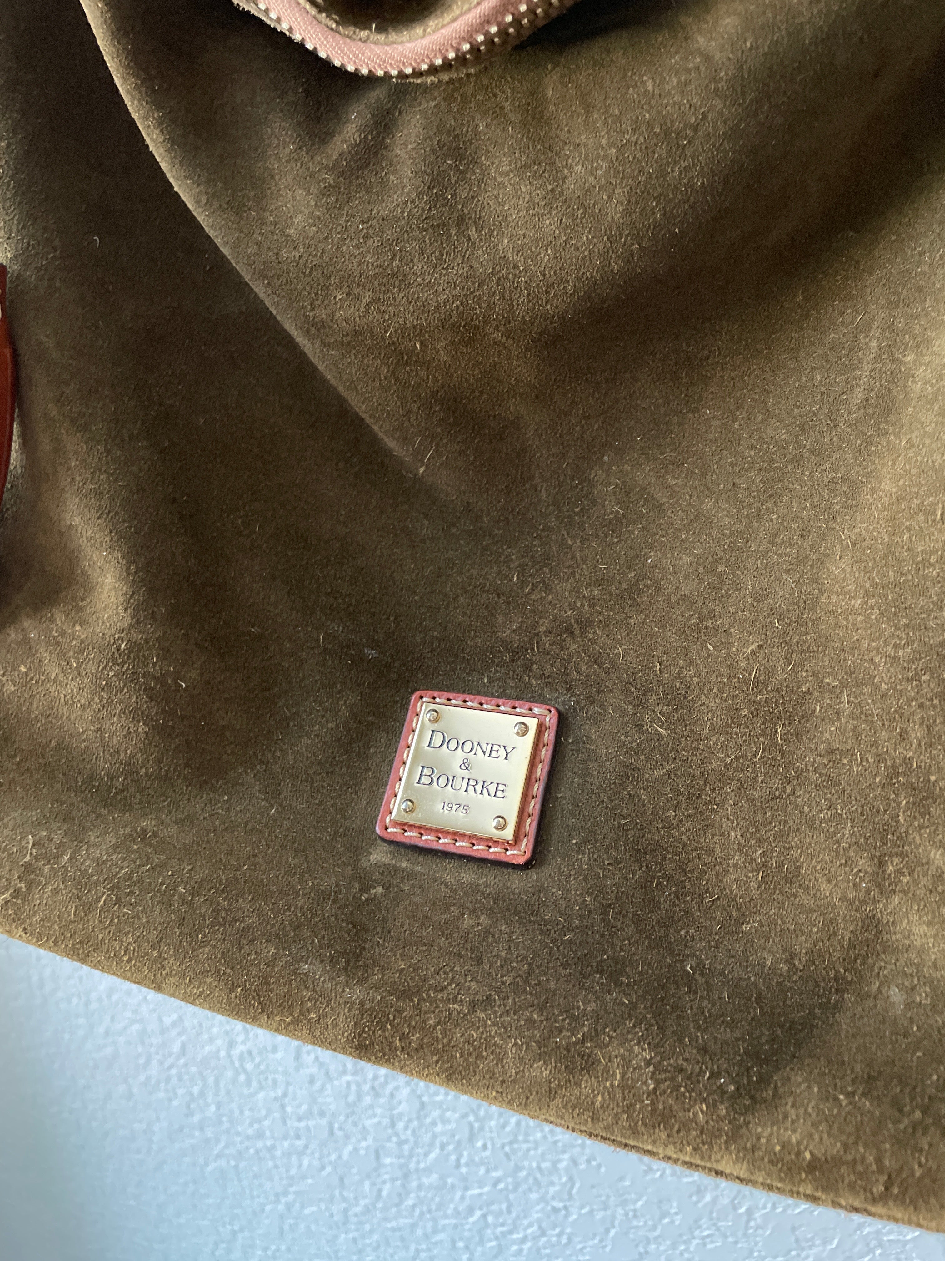 Dooney & Bourke Suede Hobo Bag