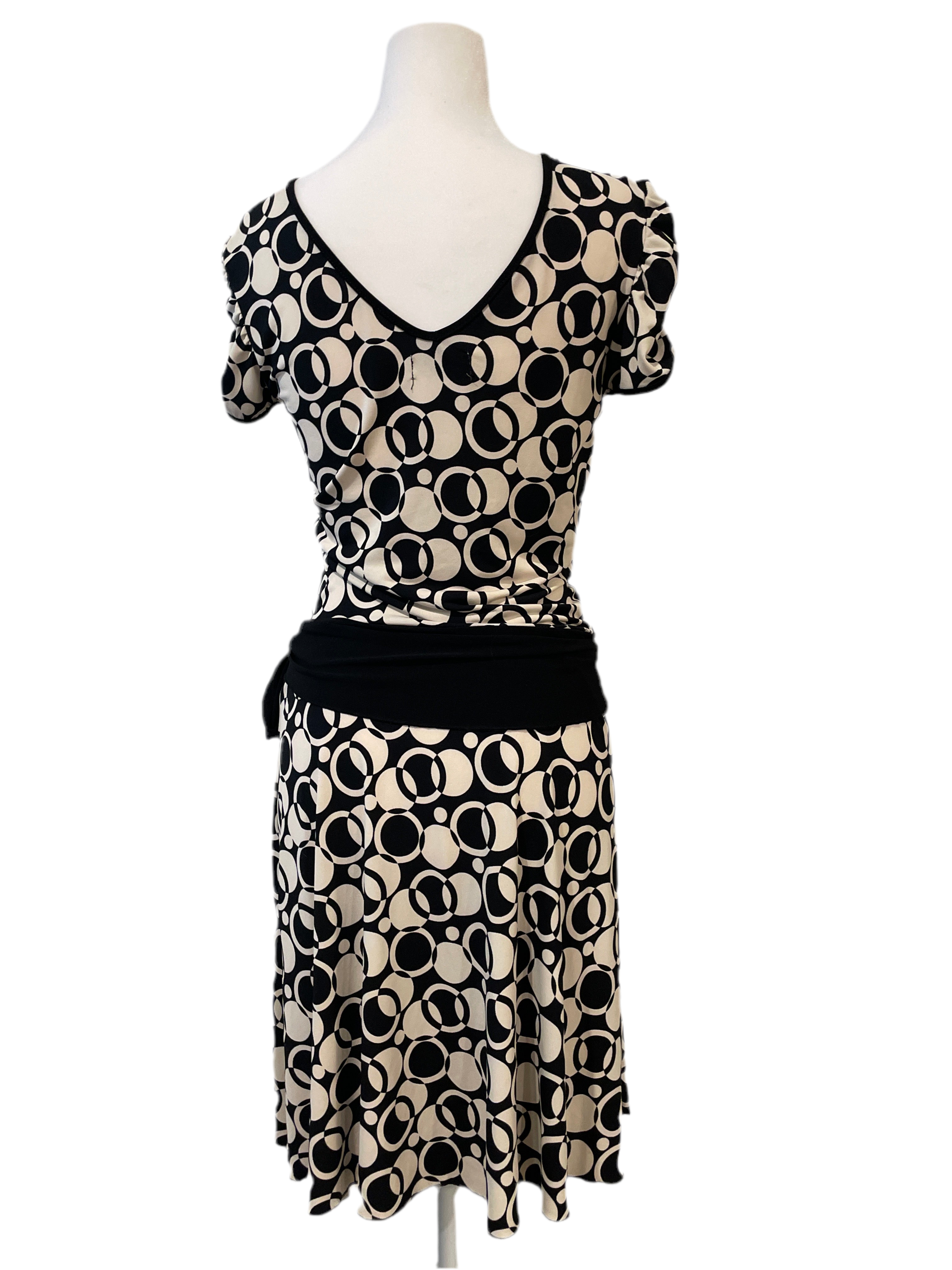 Y2K Dropped Waist Dress